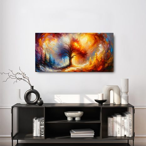 SLIKA PISANO DREVO ŽIVLJENJA V NEVIHTI - SLIKE DREVESA ŽIVLJENJA - SLIKE