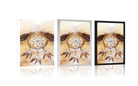 PLAKÁT INDIÁNSKÝ LAPAČ SNŮ - FENG SHUI - PLAKÁTY