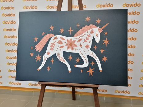 ΕΙΚΌΝΑ ΕΝΌΣ ΥΠΈΡΟΧΟΥ ΜΟΝΌΚΕΡΟΥ ΣΕ ΜΙΑ ΛΑΪΚΉ ΠΙΝΕΛΙΆ - ΠΊΝΑΚΕΣ ΠΑΙΔΙΚΈΣ - ΠΊΝΑΚΕΣ