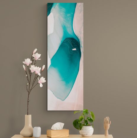 OBRAZ ABSTRAKCE MOŘSKÉHO DNA - OBRAZY