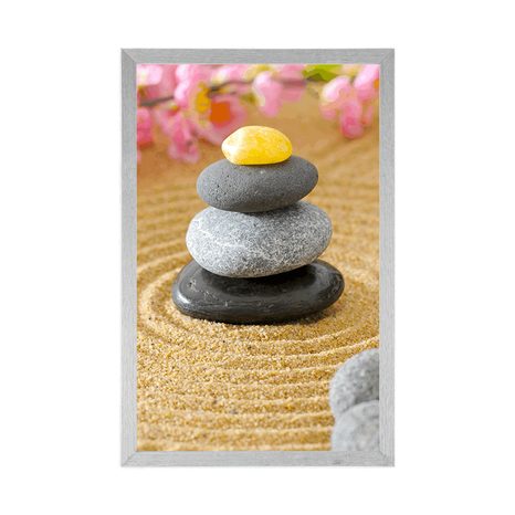 PLAKÁT PYRAMIDA ZEN KAMENŮ - FENG SHUI - PLAKÁTY