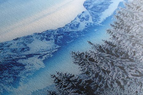 SLIKA ZASNEŽENE GORE - SLIKE NARAVE IN POKRAJINE - SLIKE