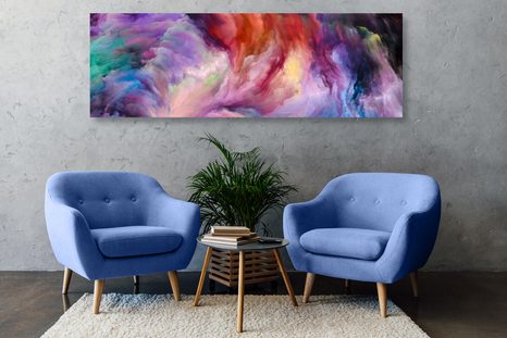 SLIKA FANTAZIJA BARV - ABSTRAKTNE SLIKE - SLIKE