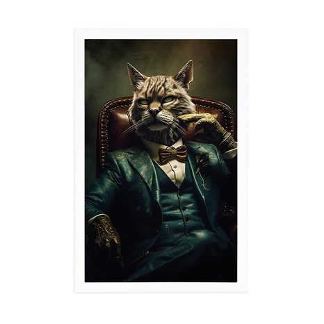 POSTER – GANGSTER ANIMALE GATTO - GANGSTER ANIMALI - POSTER