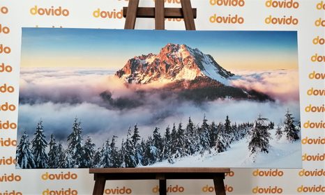 SLIKA KRKONOŠI V SNEŽNI ODEJI - SLIKE NARAVE IN POKRAJINE - SLIKE