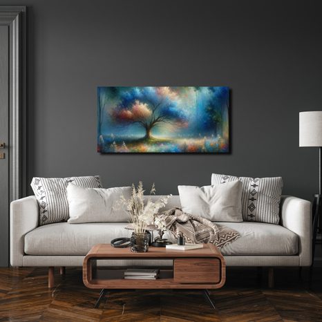 OBRAZ MYSTICKÝ STROM ŽIVOTA S KVĚTY - OBRAZY STROMY ŽIVOTA - OBRAZY