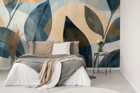 TAPET AUTOADEZIV FRUNZE ÎNTUNECATE ELEGANTE - TAPETE AUTOADEZIVE - TAPETURI