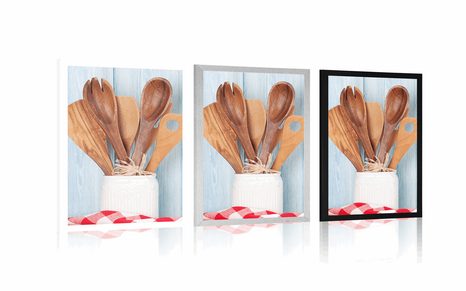 POSTER STILLLEBEN FÜR DIE KÜCHE - MIT KÜCHENMOTIV - POSTER