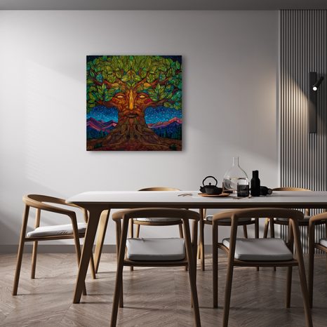 OBRAZ STROM ŽIVOTA POD HVĚZDAMI - OBRAZY STROMY ŽIVOTA - OBRAZY