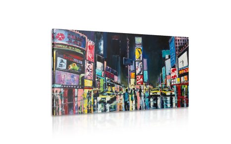 OBRAZ BAREVNÝ NEW YORK - OBRAZY MĚSTA - OBRAZY