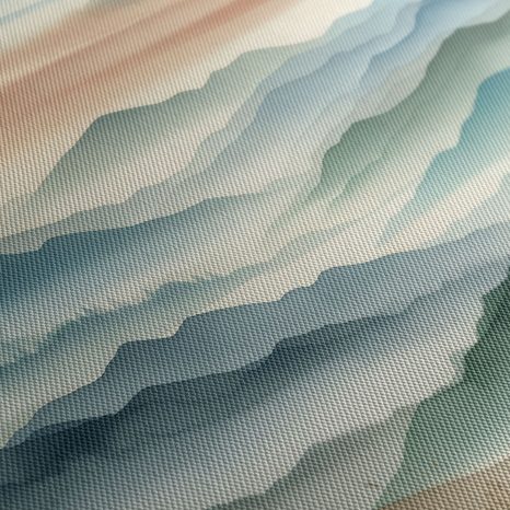 OBRAZ TICHÉ HORY V RANNÍ MLZE - OBRAZY HORY - OBRAZY