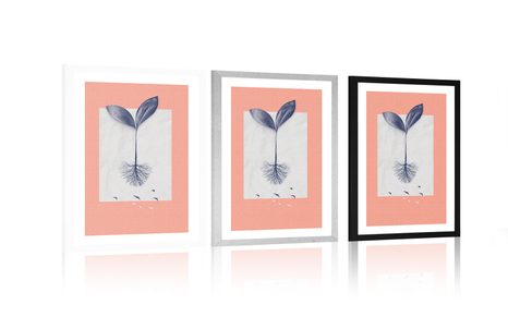 PLAKÁT S PASPARTOU ROZMANITOST PŘÍRODY - MOTIVY Z NAŠÍ DÍLNY - PLAKÁTY