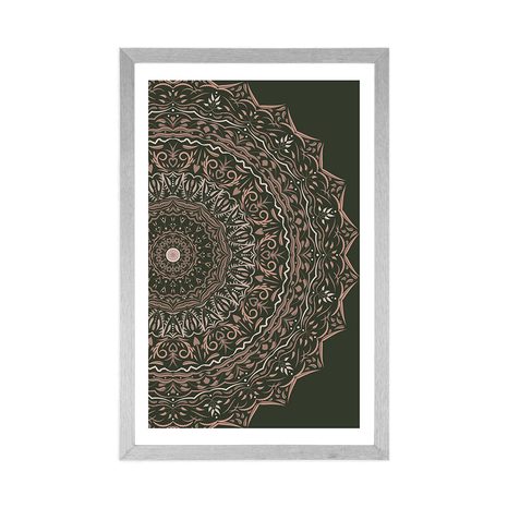 POSTER – MANDALA IN STILE VINTAGE - FENG SHUI - POSTER