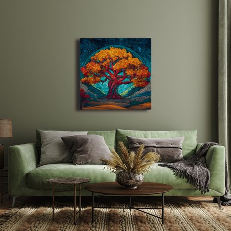 OBRAZ STROM ŽIVOTA POD HVĚZDAMI - OBRAZY STROMY ŽIVOTA - OBRAZY