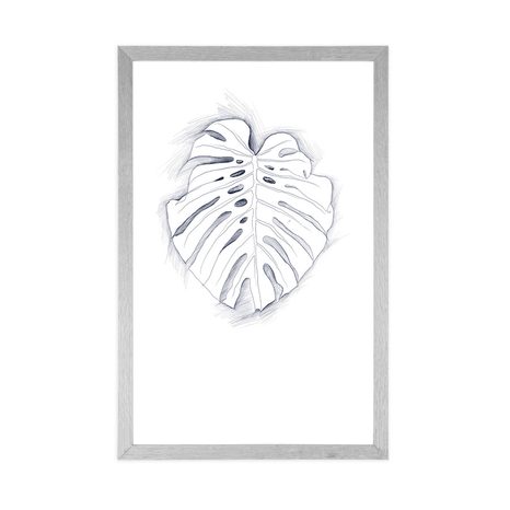 POSTER – FOGLIA DI MONSTERA - MOTIVI DALLA NOSTRA OFFICINA - POSTER