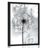 POSTER DANDELION IN MODERN DESIGN - BLACK AND WHITE - POSTERS