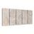 TABLEAU EN 5 PARTIES – VAGUES ABSTRAITES EN BEIGE - IMAGES FORMES ABSTRAITES - TABLEAUX