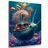 CANVAS PRINT SURREALISTIC SNAIL - PICTURES UNDERWATER WORLD - PICTURES