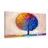 Tablou copac colorat de acuarelă