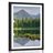 Plakat s paspartujem čudovita gorska panorama z jezerom