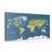 CANVAS PRINT WORLD MAP FOR CHILDREN - CHILDRENS PICTURES - PICTURES