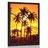 Poster palmieri de cocos pe plajă