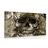 CANVAS PRINT SKULL IN SEPIA DESIGN - BLACK AND WHITE PICTURES - PICTURES