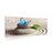 CANVAS PRINT BLUE BUTTERFLY ON A ZEN STONE - PICTURES FENG SHUI - PICTURES