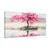 CANVAS PRINT ORIENTAL CHERRY IN PINK DESIGN - PICTURES OF NATURE AND LANDSCAPE - PICTURES