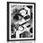 Poster cu passepartout geometrie abstractă în design alb-negru