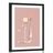 Poster with passepartout beautiful flowers in a vase