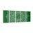 5 part picture ethnic Mandala in green design