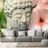 SELF ADHESIVE WALL MURAL BUDDHA STATUE IN A ZEN GARDEN - SELF-ADHESIVE WALLPAPERS - WALLPAPERS