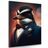 IMPRESSION SUR TOILE ANIMAL GANGSTER PINGOUIN - IMPRESSIONS SUR TOILE ANIMAL GANGSTERS - IMPRESSION SUR TOILE