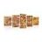 Αφαίρεση εικόνας 5 μερών εμπνευσμένη από τον G. Klimt