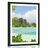 Poster mit Passepartout Wunderschöner Strand auf der Insel La Digue