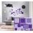 DECORATIVE WALL STICKERS PURPLE SQUARES - STICKERS