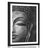 POSTER WITH MOUNT BUDDHA'S FACE IN BLACK AND WHITE - FENG SHUI - POSTERS