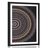 POSTER MIT PASSEPARTOUT MANDALA MIT SONNENMUSTER IN LILA - FENG SHUI - POSTER