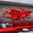 Photo wallpaper red stain