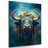 CANVAS PRINT BLUE-GOLD BUFFALO - PICTURES LORDS OF THE ANIMAL KINGDOM - PICTURES