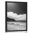 Plakat čudovita plaža na Sejšelih v črnobeli varianti