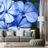 Selbstklebende Fototapete Wilde blaue Blumen