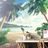 WALL MURAL SUNSET ON THE ISLAND OF SEYCHELLES - WALLPAPERS NATURE - WALLPAPERS