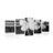 5-PIECE CANVAS PRINT WELLNESS STILL LIFE IN BLACK AND WHITE - BLACK AND WHITE PICTURES - PICTURES