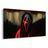 WANDBILD UNHEIMLICHER SCHREI IN ROTER KAPUZE - HALLOWEEN- UND HORROR-BILDER - BILDER