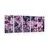 5-delna slika vijolični cvetovi španskega bezga