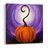 QUADRO SU TELA – ZUCCA ARANCIONE NEL VORTICE - QUADRI HALLOWEEN E HORROR - STAMPE E QUADRI