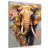 Obraz štýlový slon s imitáciou maľby