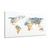 CANVAS PRINT POLYGONAL WORLD MAP - PICTURES OF MAPS - PICTURES